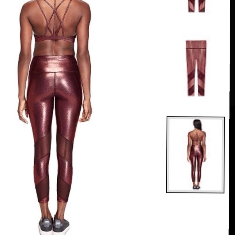 PINK Ultimate high-waist ankle shimmer legging! - Picture 2 of 14